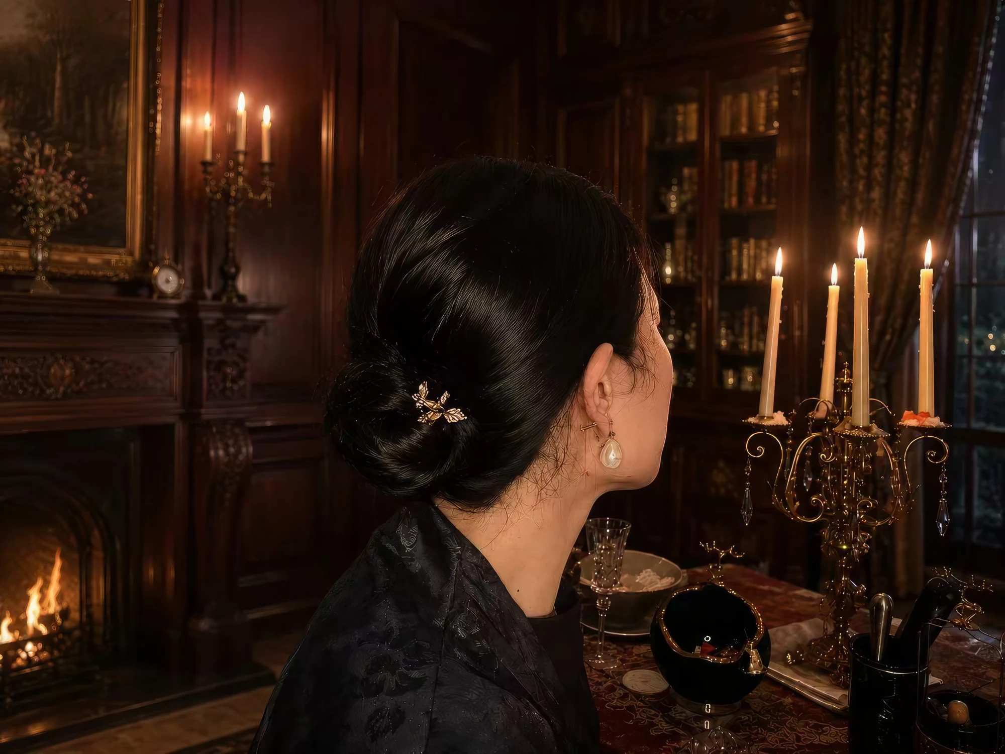 Lachesis Laval — portrait from behind