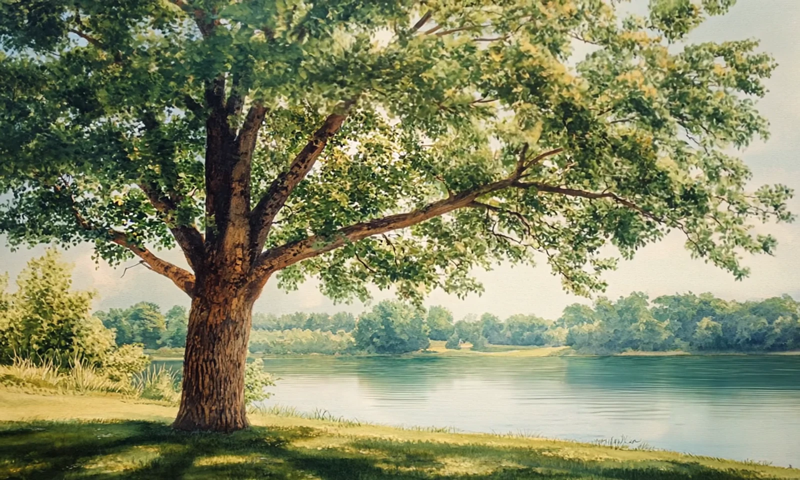 The Prayer · By the lake