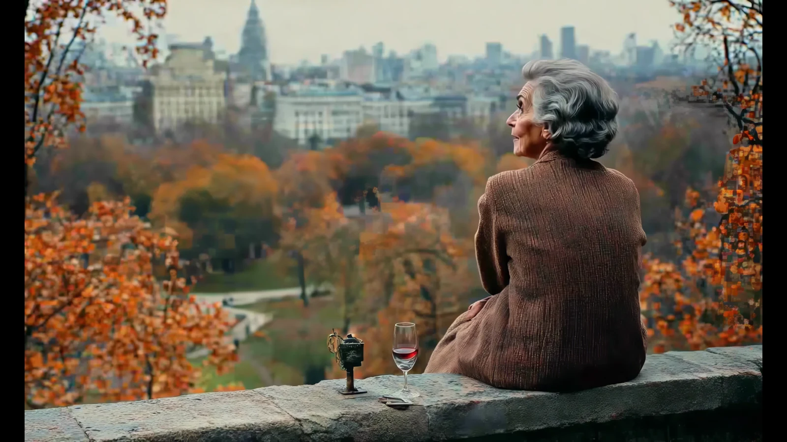 When the Twilight Is Ending · The city in autumn